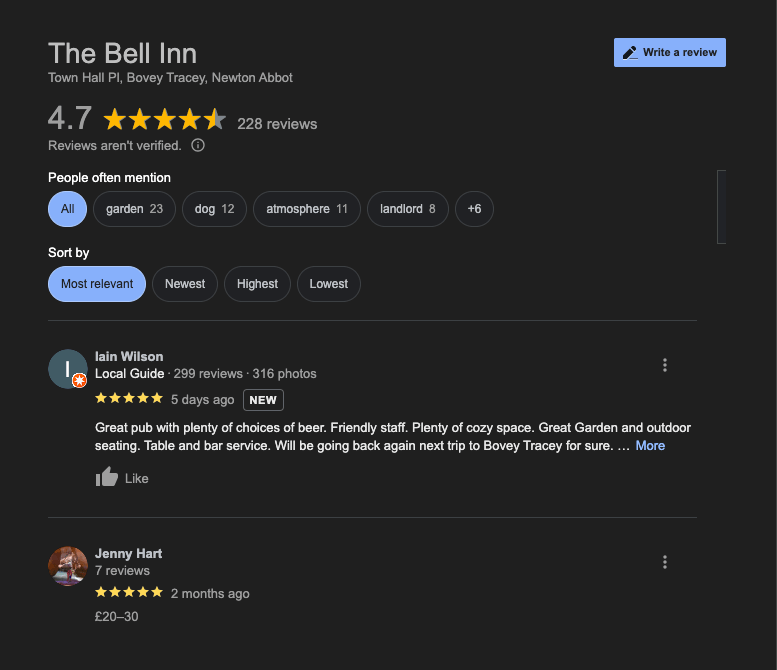 Google Reviews